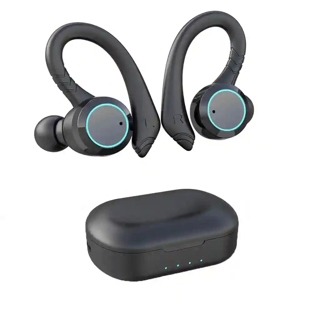 Tidesmit BE1033 Wireless Sport Earbuds | IPX7 Waterproof | Black & Green Tidesmit