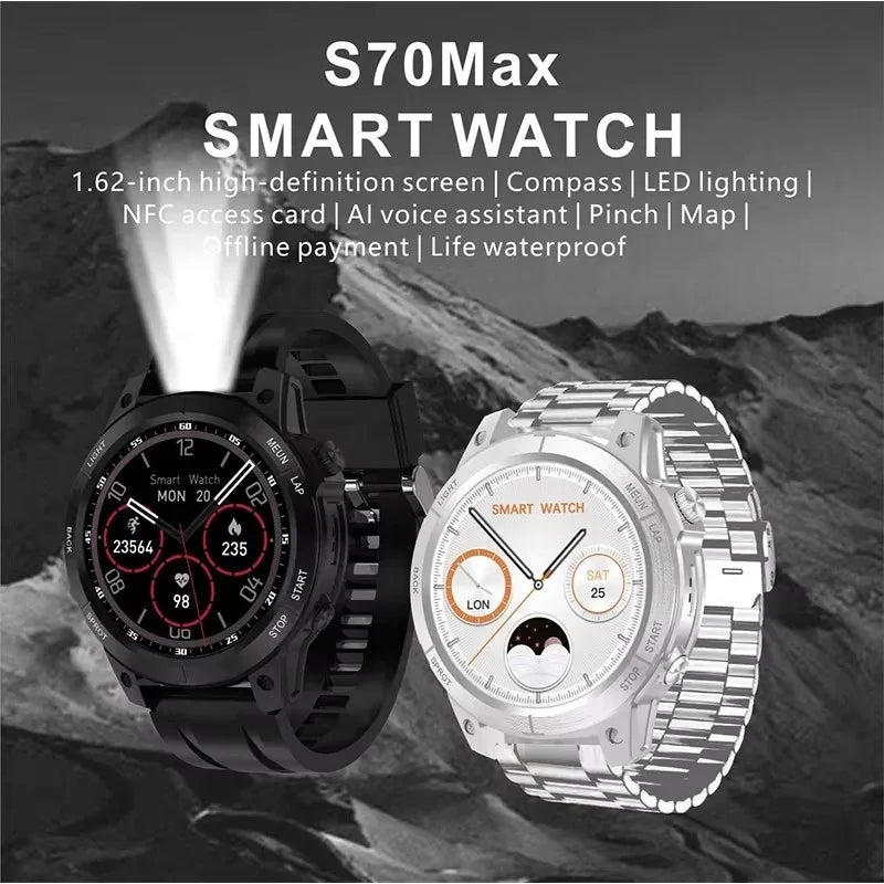 Smartwatch S70 Max GPS Fitness Tracker with AI Voice Call My Store