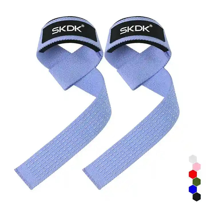 Weight Lifting Wrist Straps for Deadlifts - Adjustable Support 55cm Purple 55*3.5cm Tidesmit