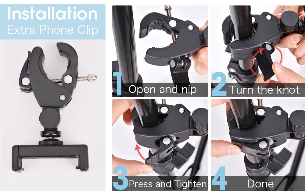 LED Ring Light with Tripod Stand for Live Streaming and Content Creation Tidesmit