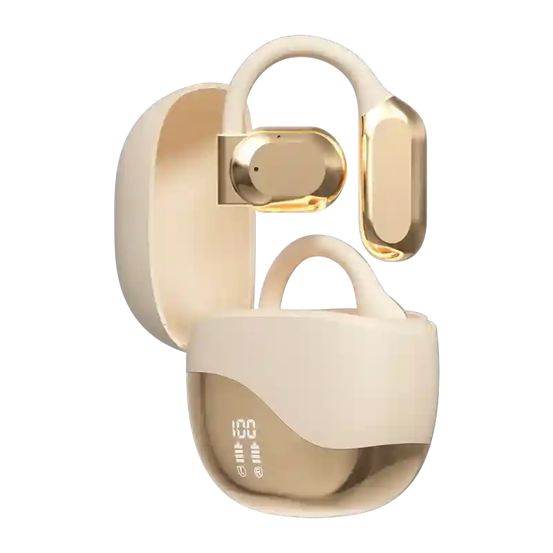 Noise Cancelling Earbuds with LED Display by Tidesmit Tidesmit