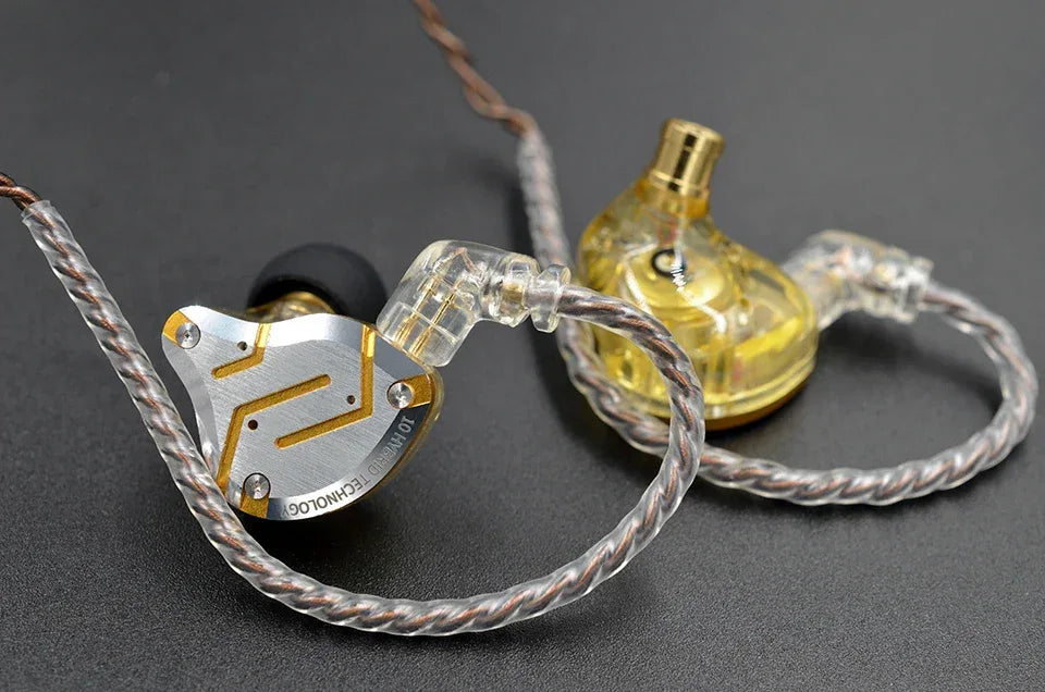 KZ ZS10 Pro 5-Driver Hybrid Hi-Fi In-Ear Monitors by Tidesmit Tidesmit