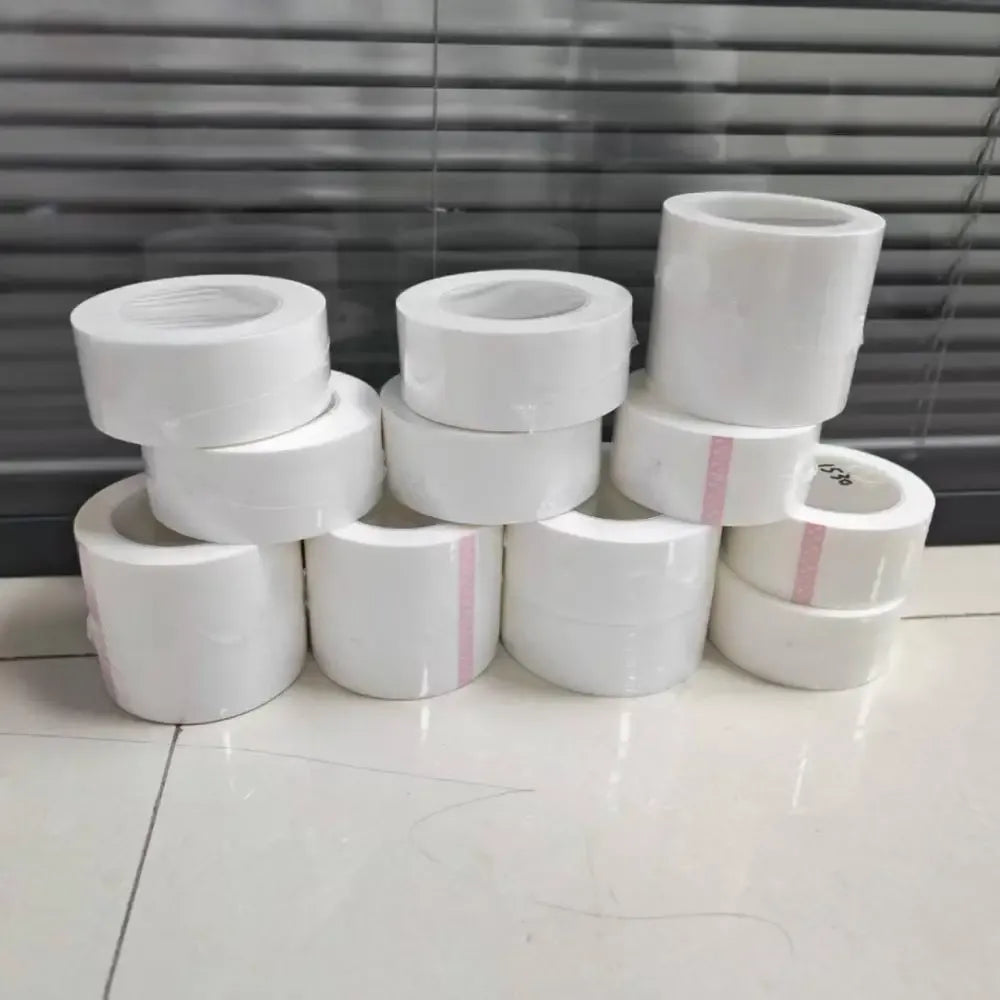 Wholesale 9mil-10mil*4inch*30m PE White Shrink Wrap Tape Repair Tape with 18months UV-anti for Construction/scaffolding