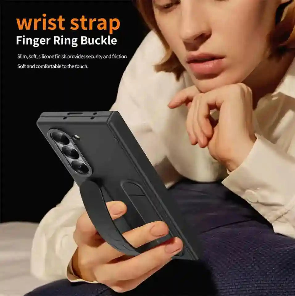 Galaxy Z Fold 6 Case with Tempered Glass Screen Protector - Shockproof Tidesmit