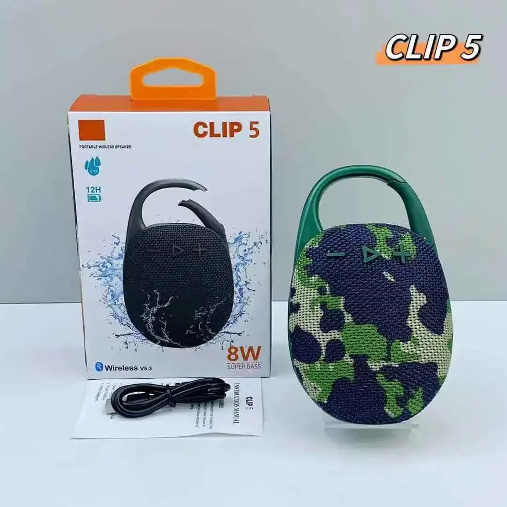 Portable Bluetooth Speaker with Carabiner, Waterproof 5W Audio My Store