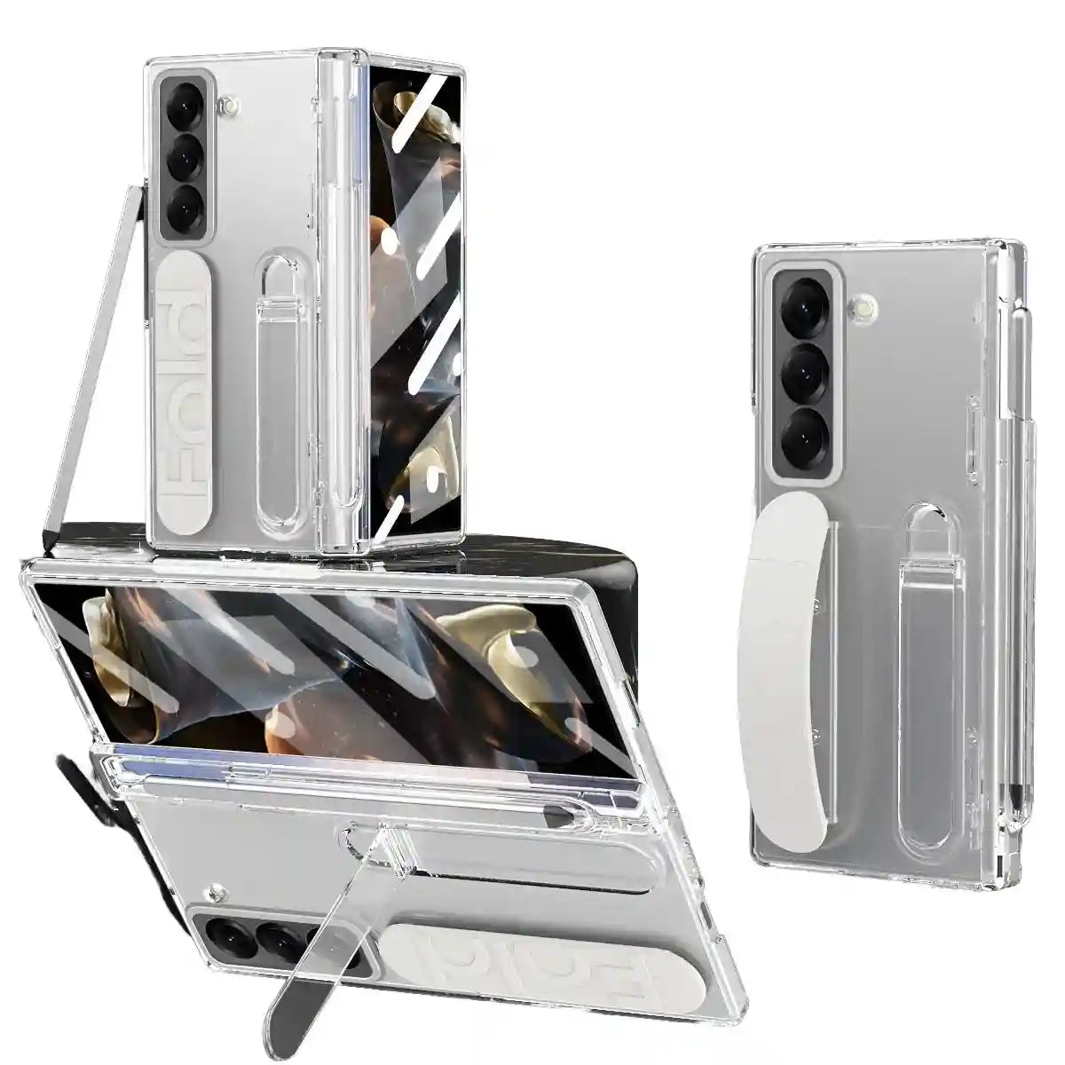 Galaxy Z Fold 6 Case with Tempered Glass Screen Protector - Shockproof Tidesmit
