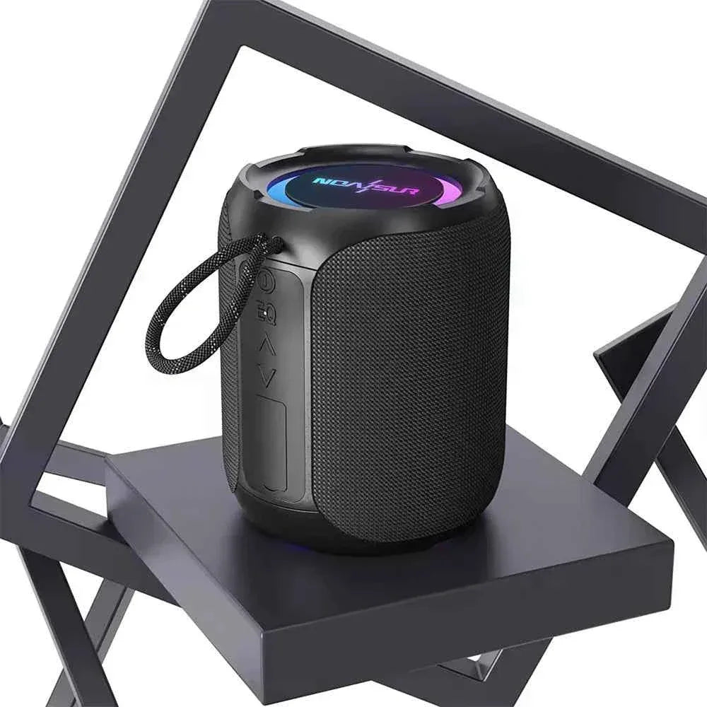 Portable Bluetooth Speaker with 360 Sound & IPX7 Waterproof Rating (Black) My Store