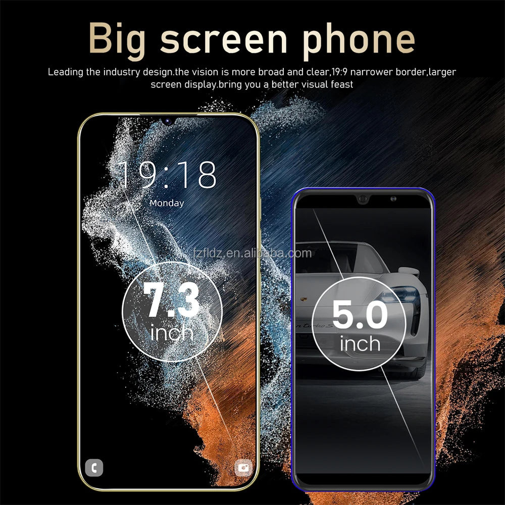 Hot Sale S24 Ultra 5G Smartphone 16GB+1TB 7.3 Inch HD Screen Android 13 Dual Card Unlocked High Quality Mobile Phone