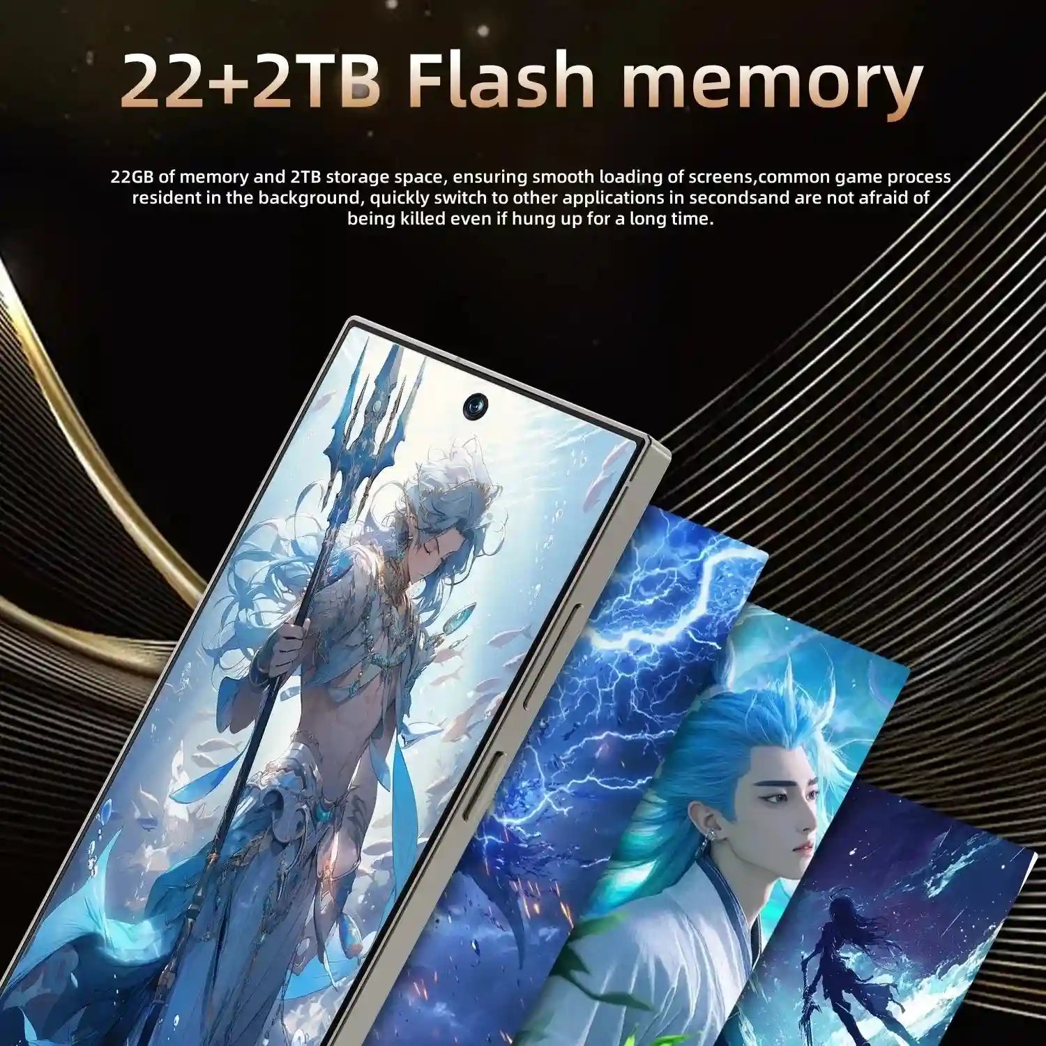 New S25 Ultra 22GB+2TB Smartphones 5G Dual SIM Cellphone Mobile Phone Big Screen Global 5G Android 15 S25 Ultra Smartphone Tidesmit