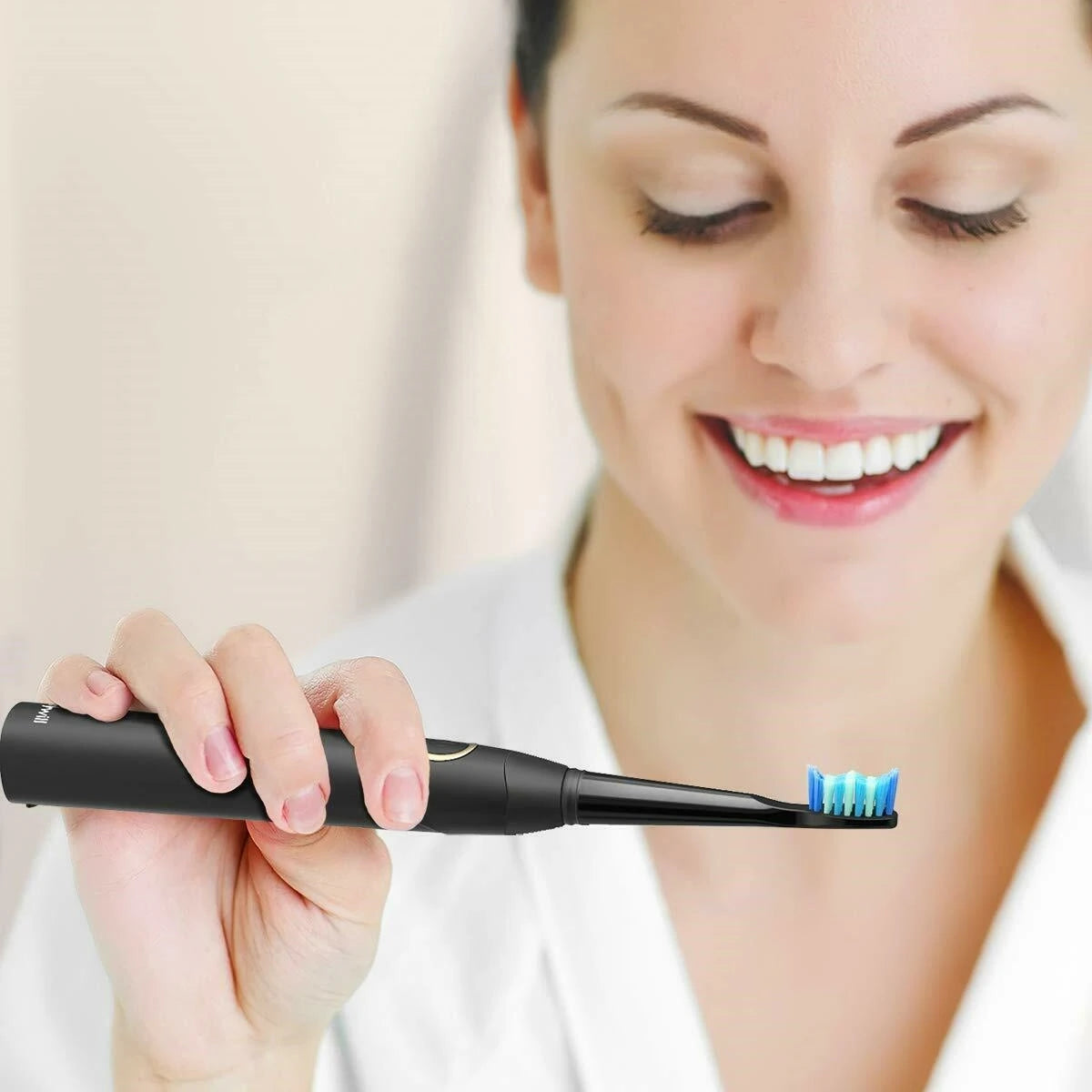 Fairywill Electric Toothbrushes for Adults Kids 5 Modes Smart Timer Rechargeable Whitening Sonic Toothbrush with 10 Brush Heads