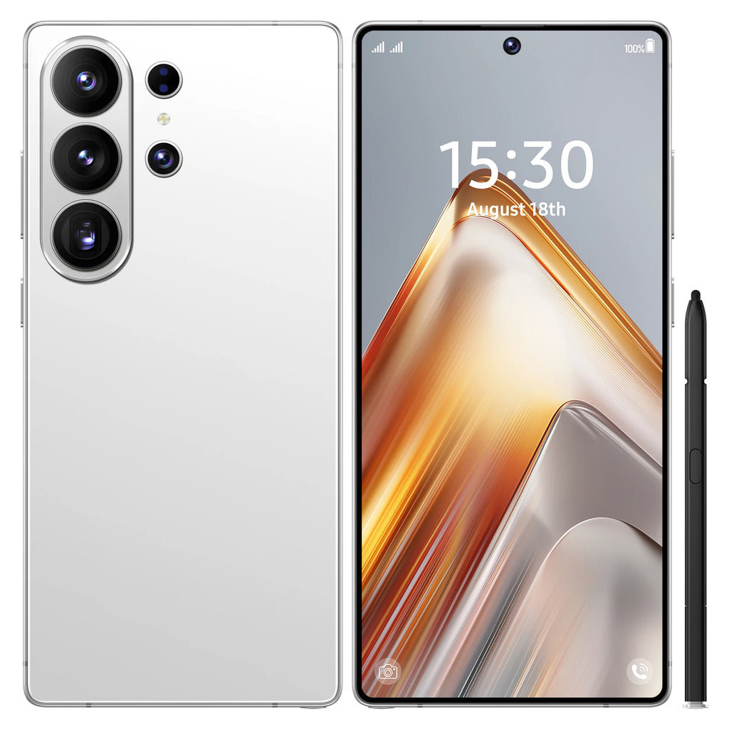 S26 ultra New Original 5G Smartphone 22G+1TB 7.3 Inch Android16 Global  LTE AI Scene Recognition Perforated Screen Cell Phone