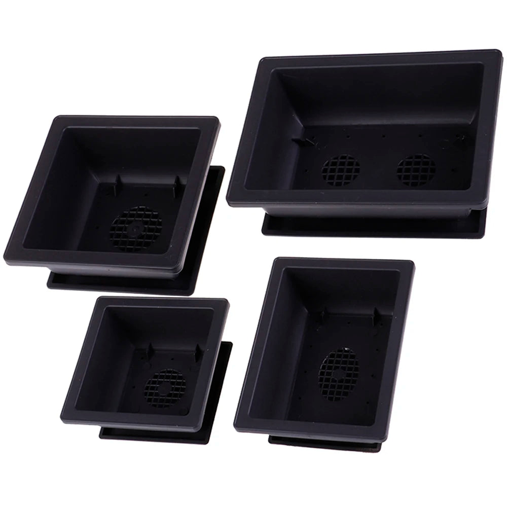 1PC 5size Plastic Flower Pot Plant Bowl Bonsai Succulent Basin Nursery Succulent Pot Home & Garden Supplies