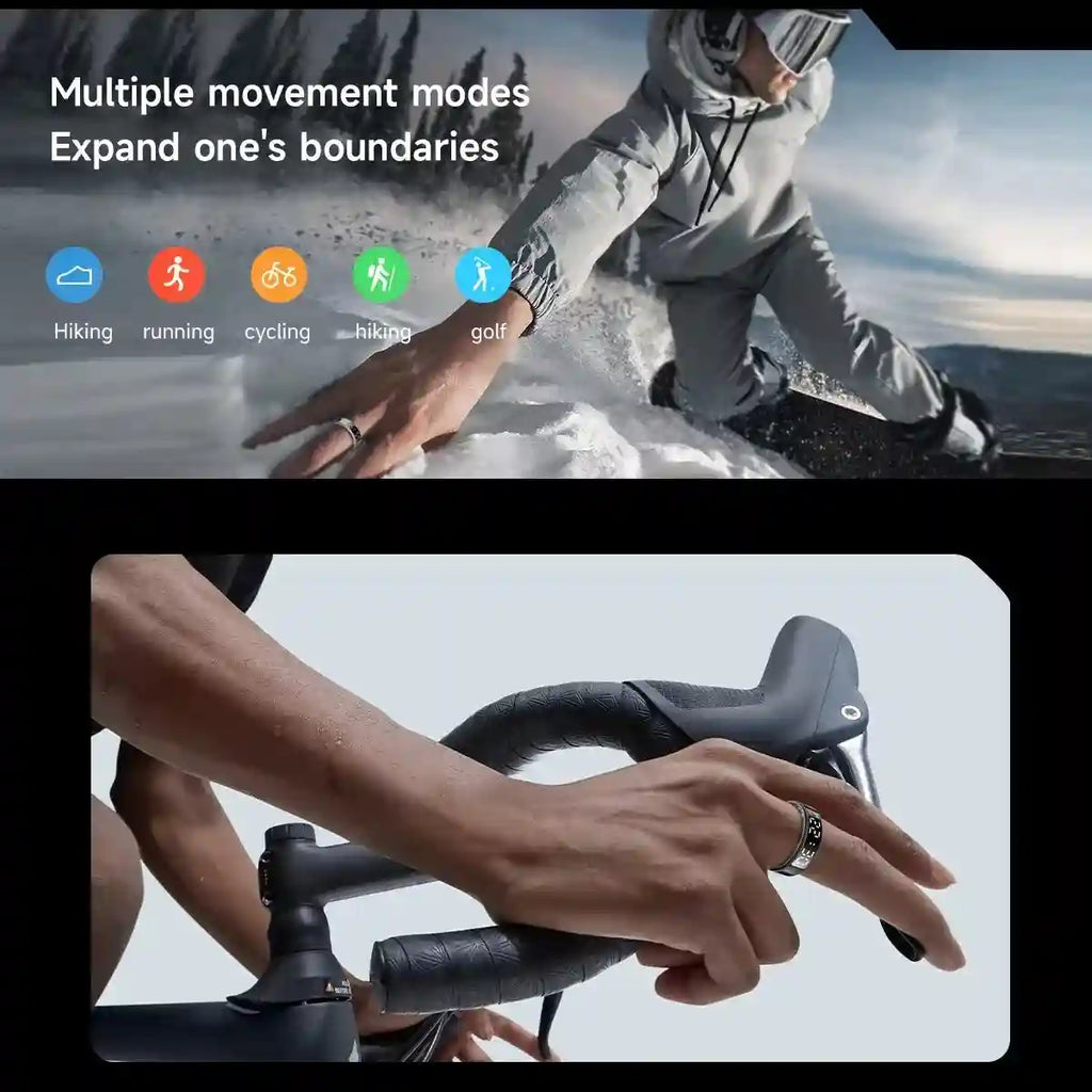 Tidesmit SR08 Smart Health Ring | Biometric Heart Rate & Sleep Tracker Tidesmit