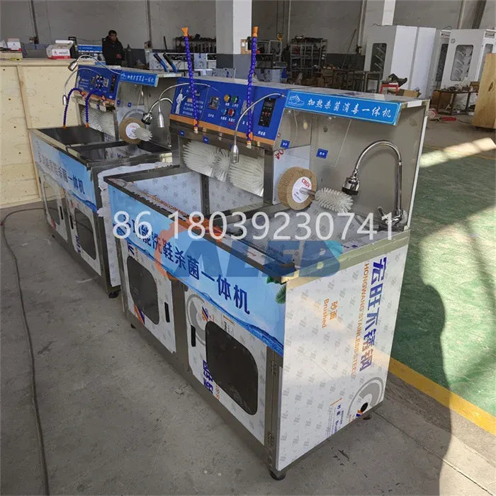 Automatic Sports Shoe Washing Machine with Spin Dryer and Shoe Drying Cabinet for Sneaker Cleaning Store