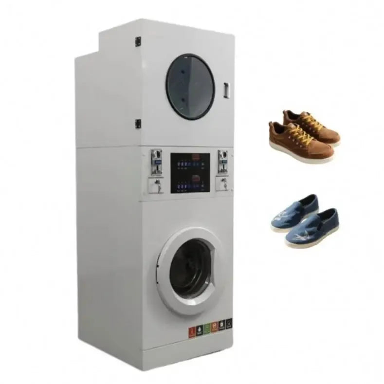 Efficient Electric Fully Automatic Shoe Cleaning Machine with Self-Cleaning Wash and Dry Sneakers in Minutes Coin Operated