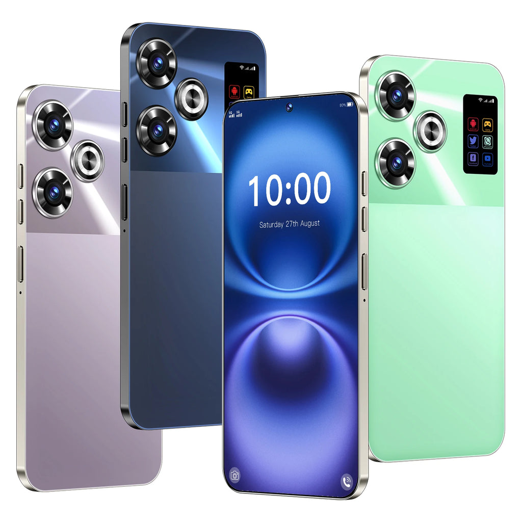 5G Android 14 Smartphone 7.3-Inch 108MP 1TB Storage Gray Tidesmit