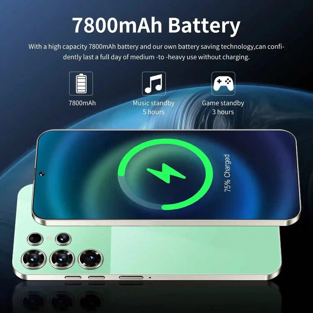 S26 Ultra 5G Smartphone 16GB RAM 1TB Storage - Unlocked Dual SIM Tidesmit