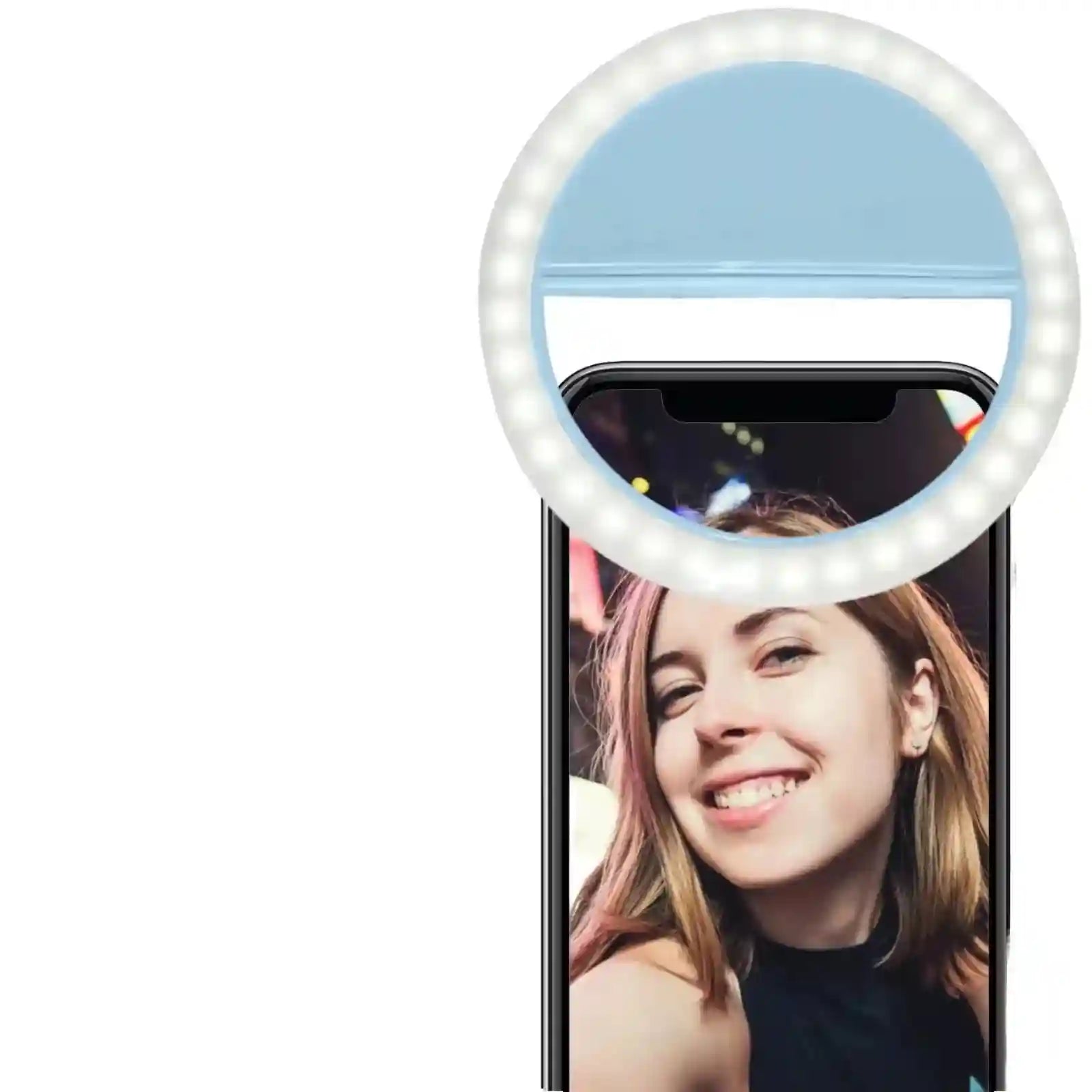 Rechargeable LED Selfie Light - Portable Clip for Content Creation Tidesmit