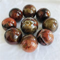 Wholesale Rare Natural Red Carnelian Agate Ball Sardonyx Quartz Crystal Sphere Healing Natural Stone