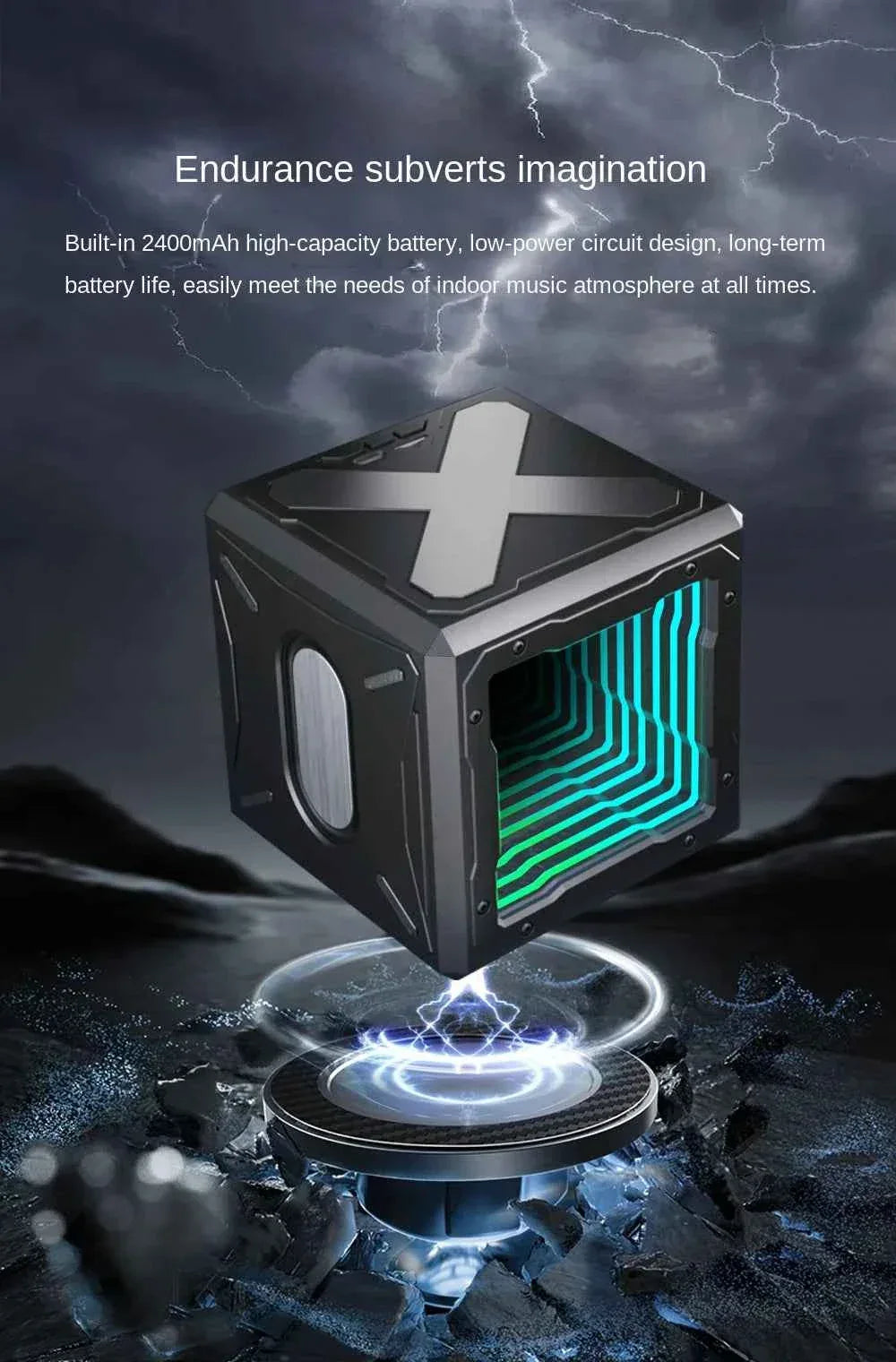 Portable Bluetooth Speaker | Hi-Fi Subwoofer with 360 Sound - Black My Store