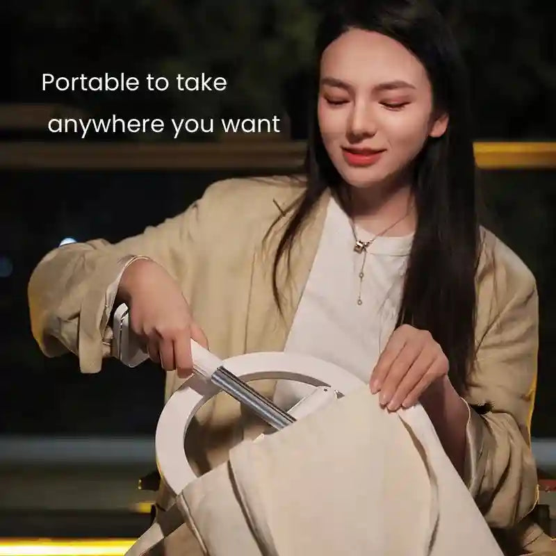 Tidesmit LED Ring Light with Stand for Mobile Content Creation Gray R6 Tidesmit