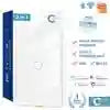 Smart WiFi Wall Switch | Alexa & Google Home Compatible | Tidesmit 12*7.2*3.84cm White 1gang Us Standard Tidesmit