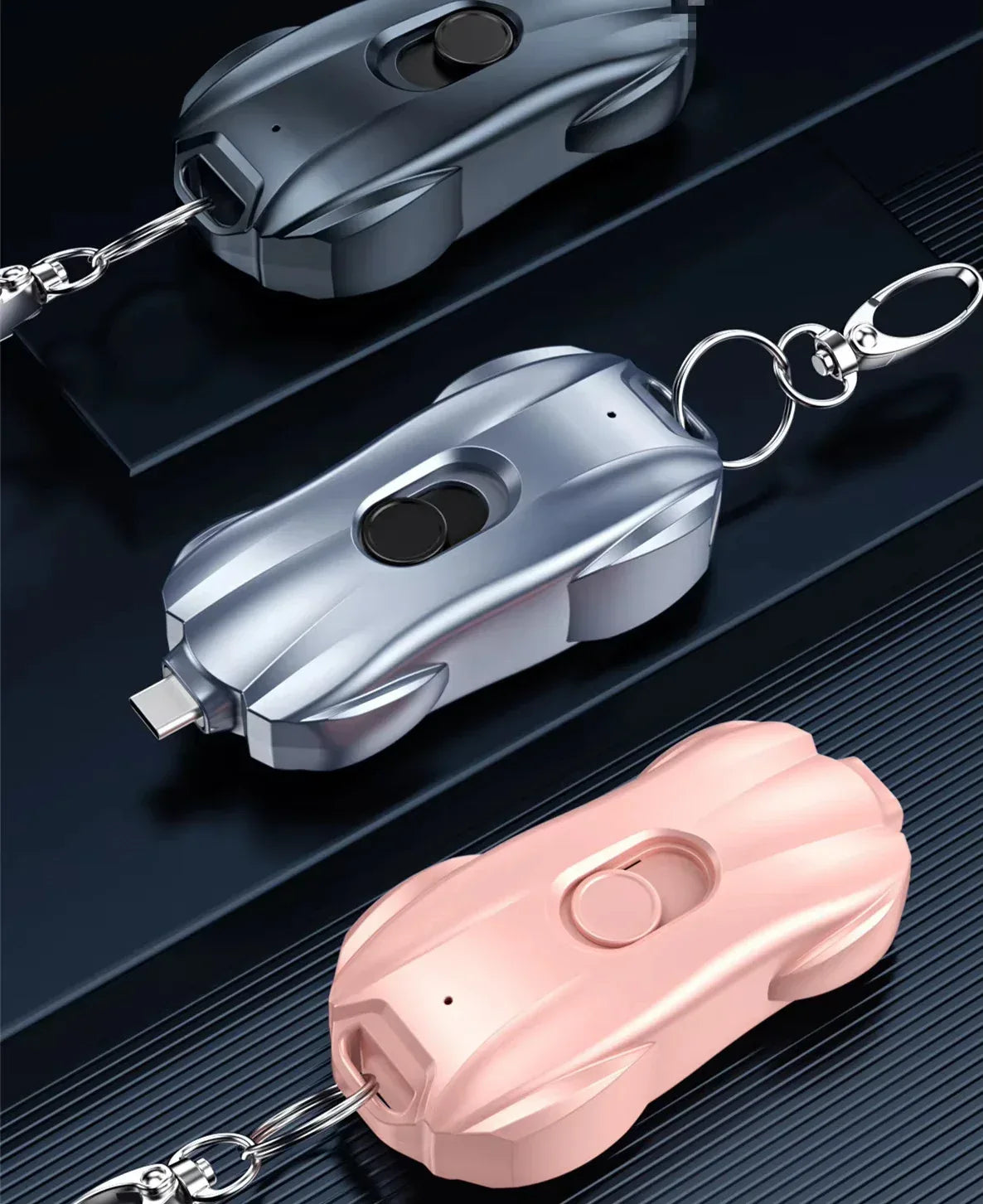 Portable Keychain Power Bank | 1500mAh Fast Charging for iPhone & USB-C Tidesmit