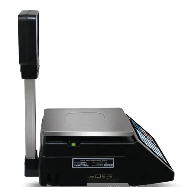 Supermarket WIFI Barcode Label Printing Balance Cash Register  Label Printing Scale With POS System