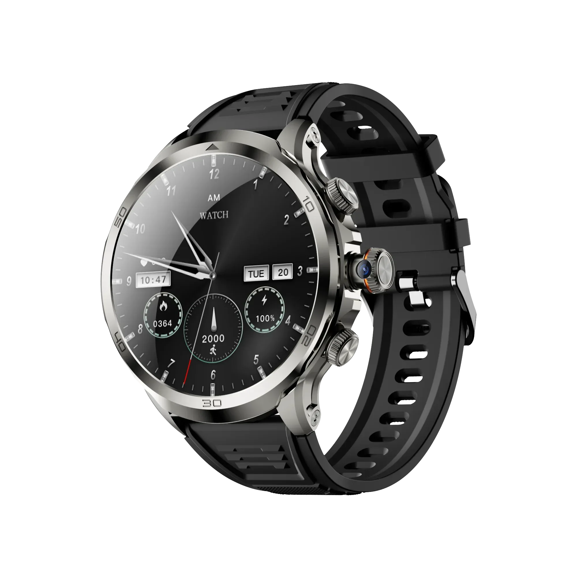 4G Smartwatch with GPS, Heart Rate Monitor & 1.95 AMOLED Display - H19 My Store