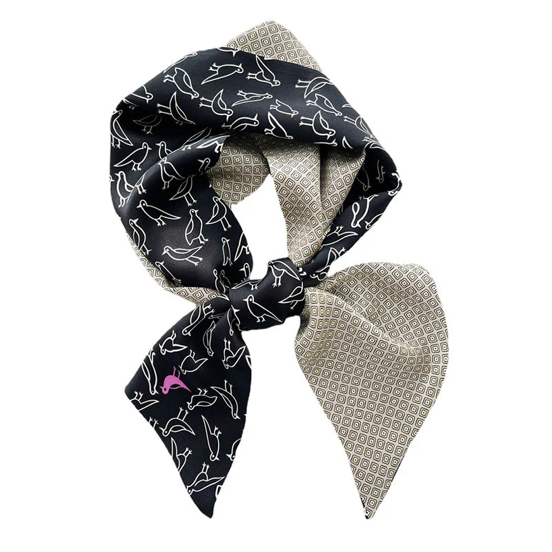Newest Designs 100% Mulberry Silk Neck Scarf Stylish Long Scarves Oblique Satin Elegant Pure Silk Scarf for Women