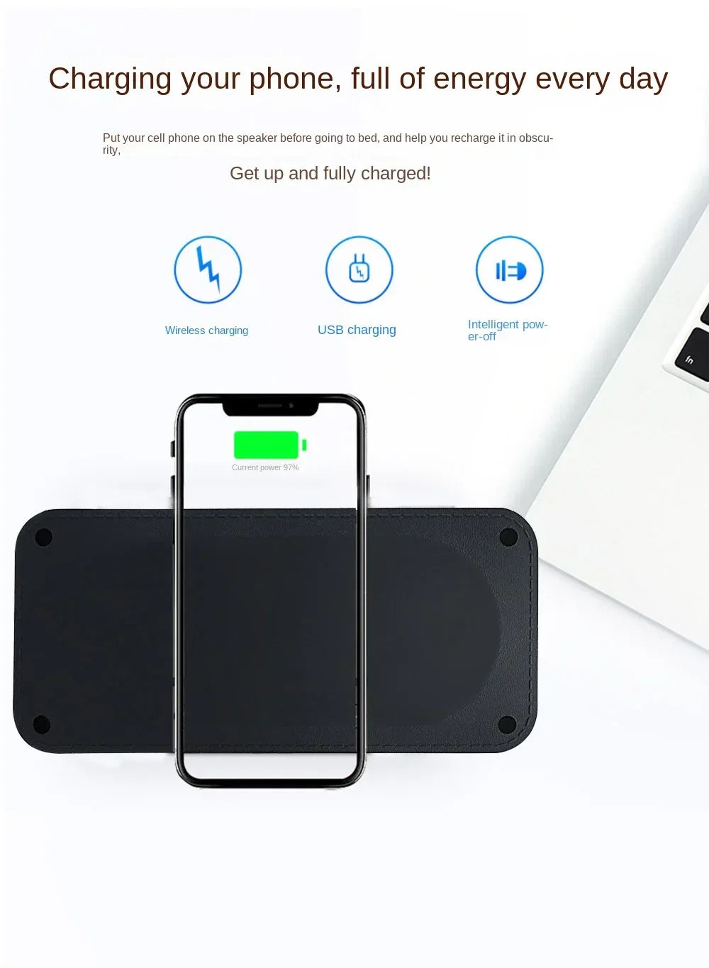10000mAh Power Bank Phone Holder with Speaker | Tidesmit Tidesmit