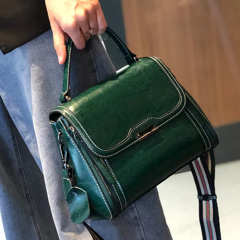 Factory High-end Fashionable Calf Leather Women's Crossbody Bag Suitable for Daily Work, Please Contact Us