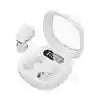 Tidesmit Q33 Wireless Earbuds: Noise Canceling with Digital LED Display White Q33 Tidesmit