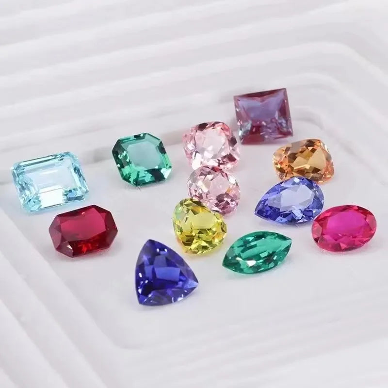 1-3ct Synthetic Diamond Fancy Vivid Green Color VS1IGI Certified Lab Grown Heart Cut Diamond for Jewelry Making