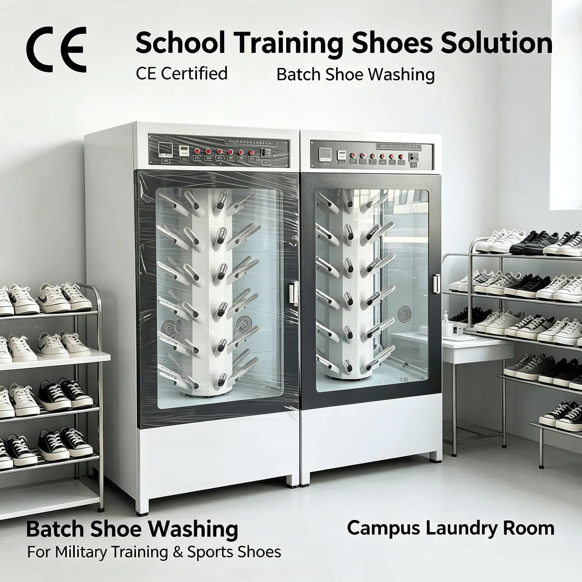 Multi-functional Intelligent Automatic Sneaker Cleaning Machine Commercial Shoe Washing Machine for Laundry