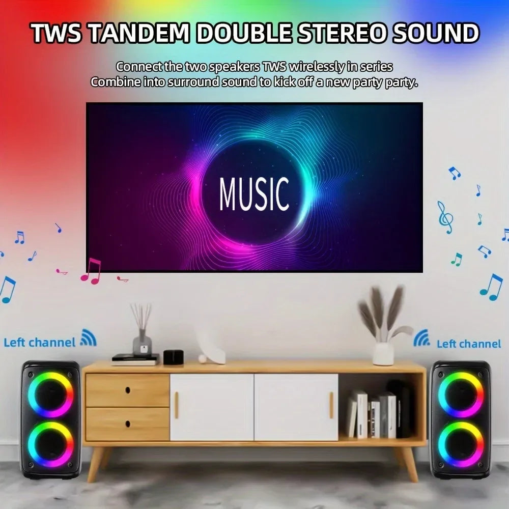 Portable Bluetooth Speaker - High Power Wireless Audio with Bass Boost My Store