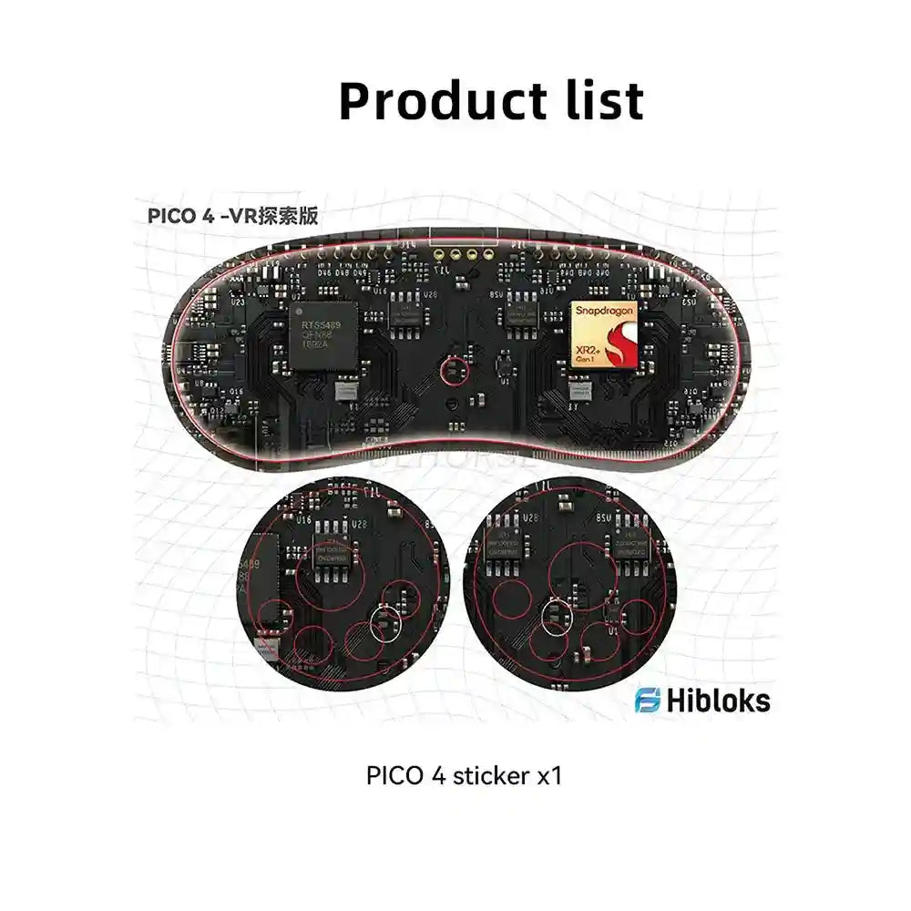 VR Headset Controller Skin Set For Pico Neo 4 Protective Decal option 4 Tidesmit