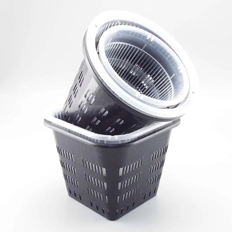 Mesh grow Pot Net Cup plastic Basket Orchid Plant Flowers Planting Nursery Pots Breathable Hydroponic Greenhouse Garden Tools