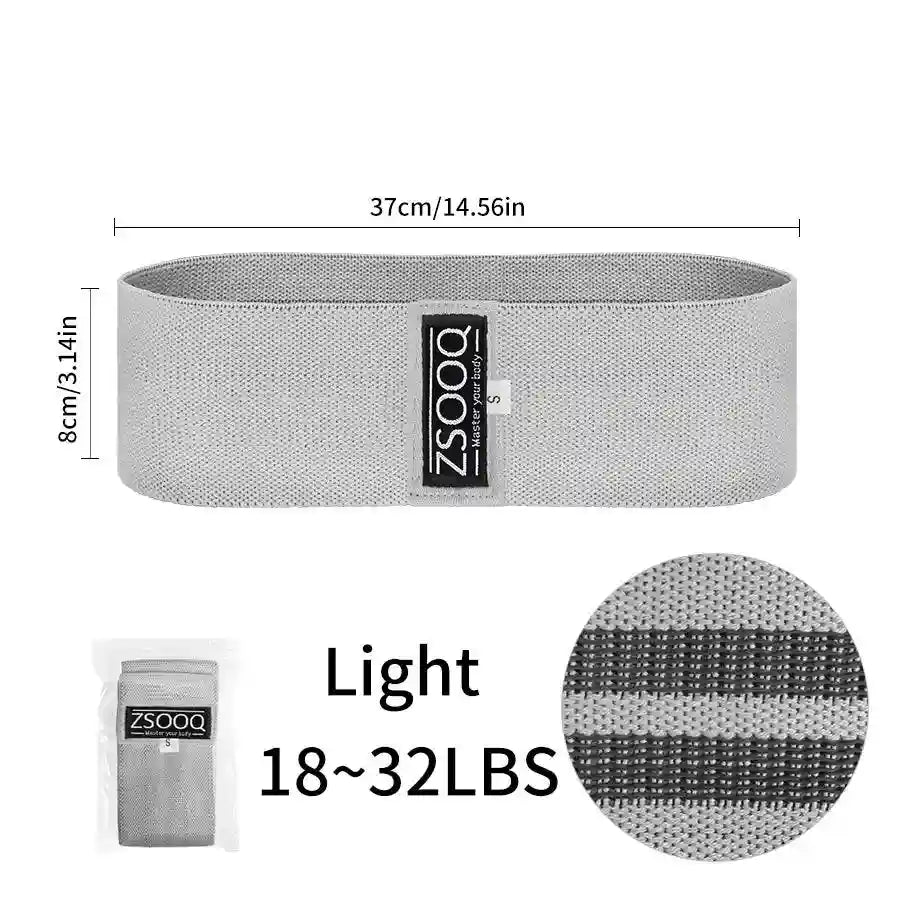 Barbell Pad Set with Carry Bag - 7 Piece Home Gym Accessory fabric band light grey(light) Tidesmit
