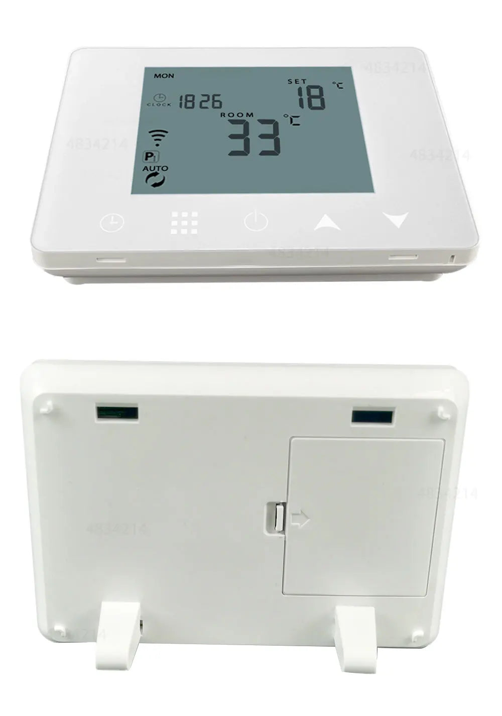 Wireless WIFI RF Thermostat 6 Sub-Chamber Hub Controller Central for Heat Mat/Underfloor Heating/Thermostatic Valves/Gas Boiler