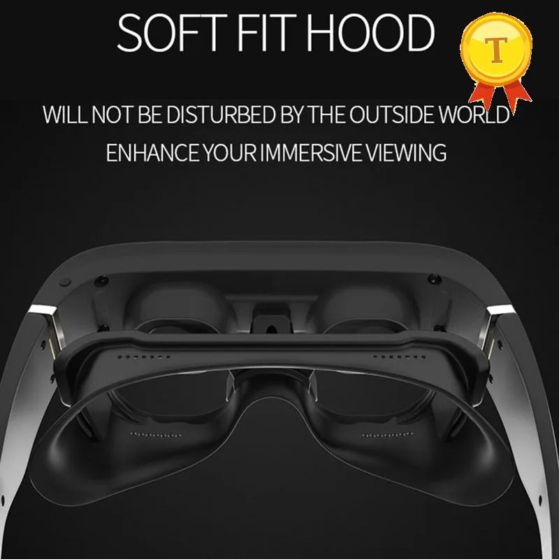 VR Smart Glasses Mobile Cinema - 128GB Portable Headset by Tidesmit Tidesmit