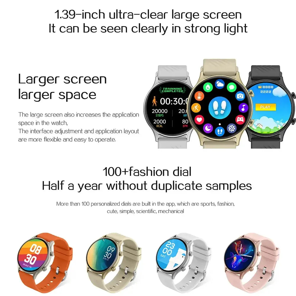 Smartwatch Fitness Tracker with Heart Rate & Blood Oxygen Monitoring My Store