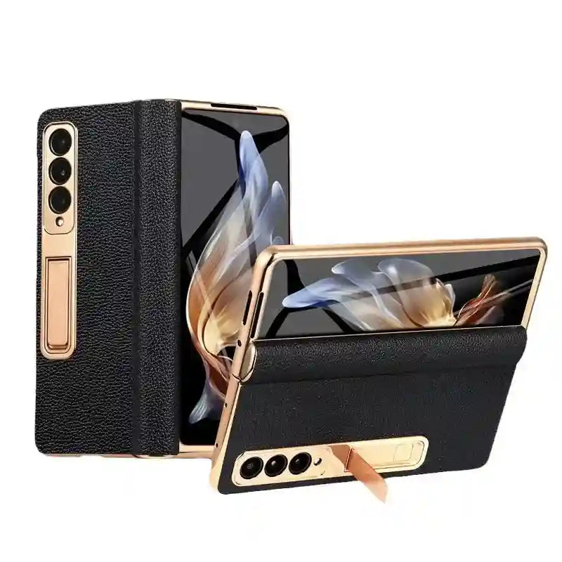 Samsung Galaxy Z Fold 6 Leather Case with Hinge Protection Tidesmit