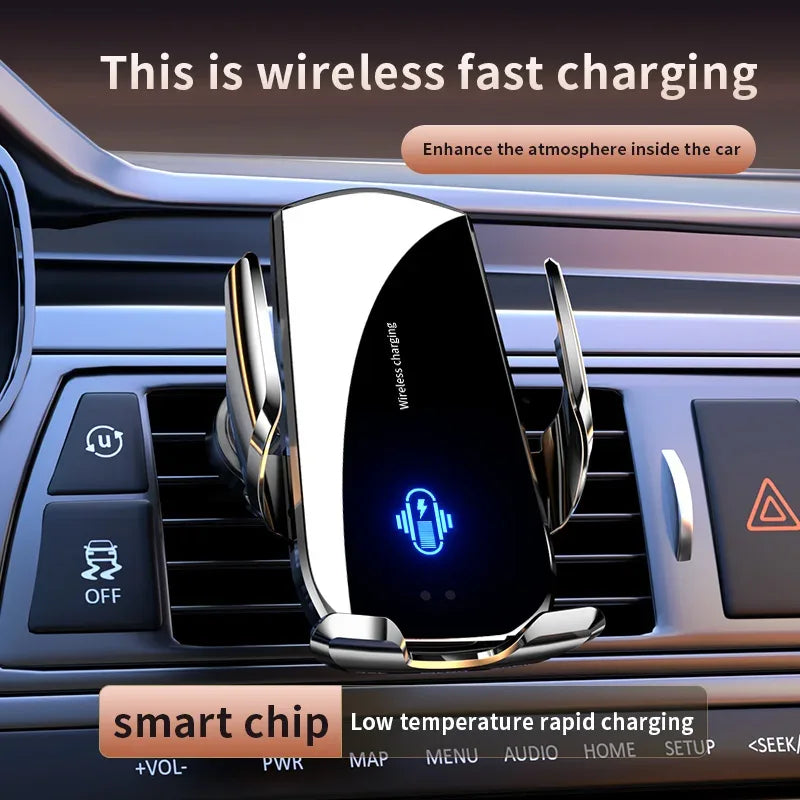 Magnetic Wireless Car Charger 15W Fast Charge Mount for Universal Use Tidesmit