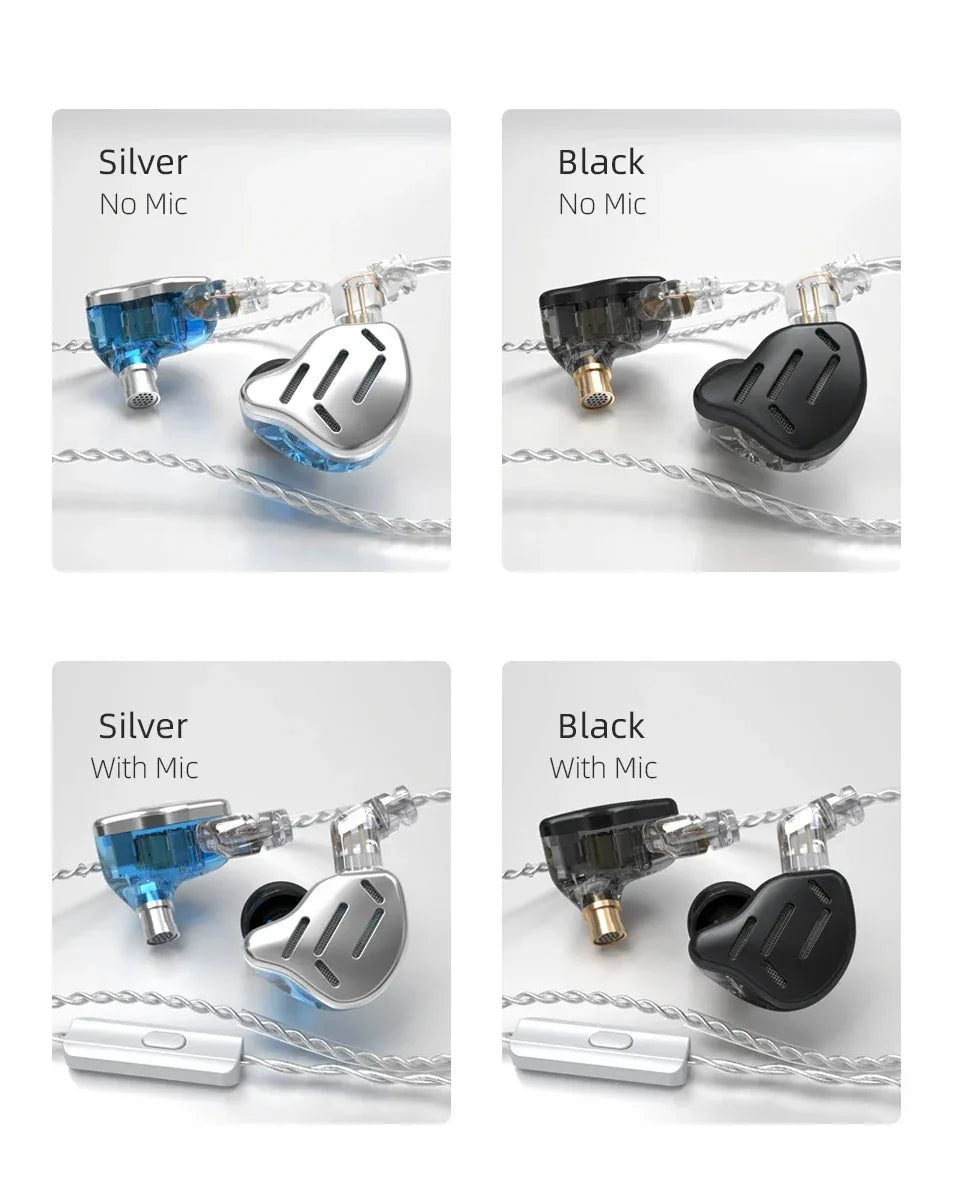 KZ ZAX 16-Driver Hybrid HiFi In-Ear Monitors by Tidesmit Tidesmit