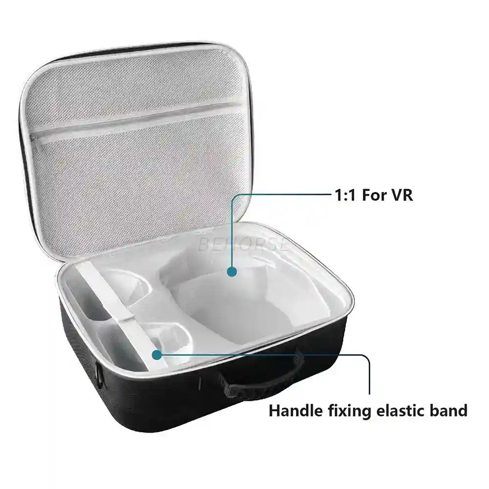 PlayStation VR2 Travel Case | Shockproof Hard Shell Storage (Model VR200) Tidesmit
