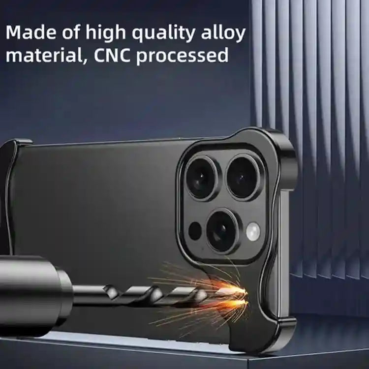iPhone 16 Metal Case with Screen Protector - Aluminum Alloy Protection Tidesmit
