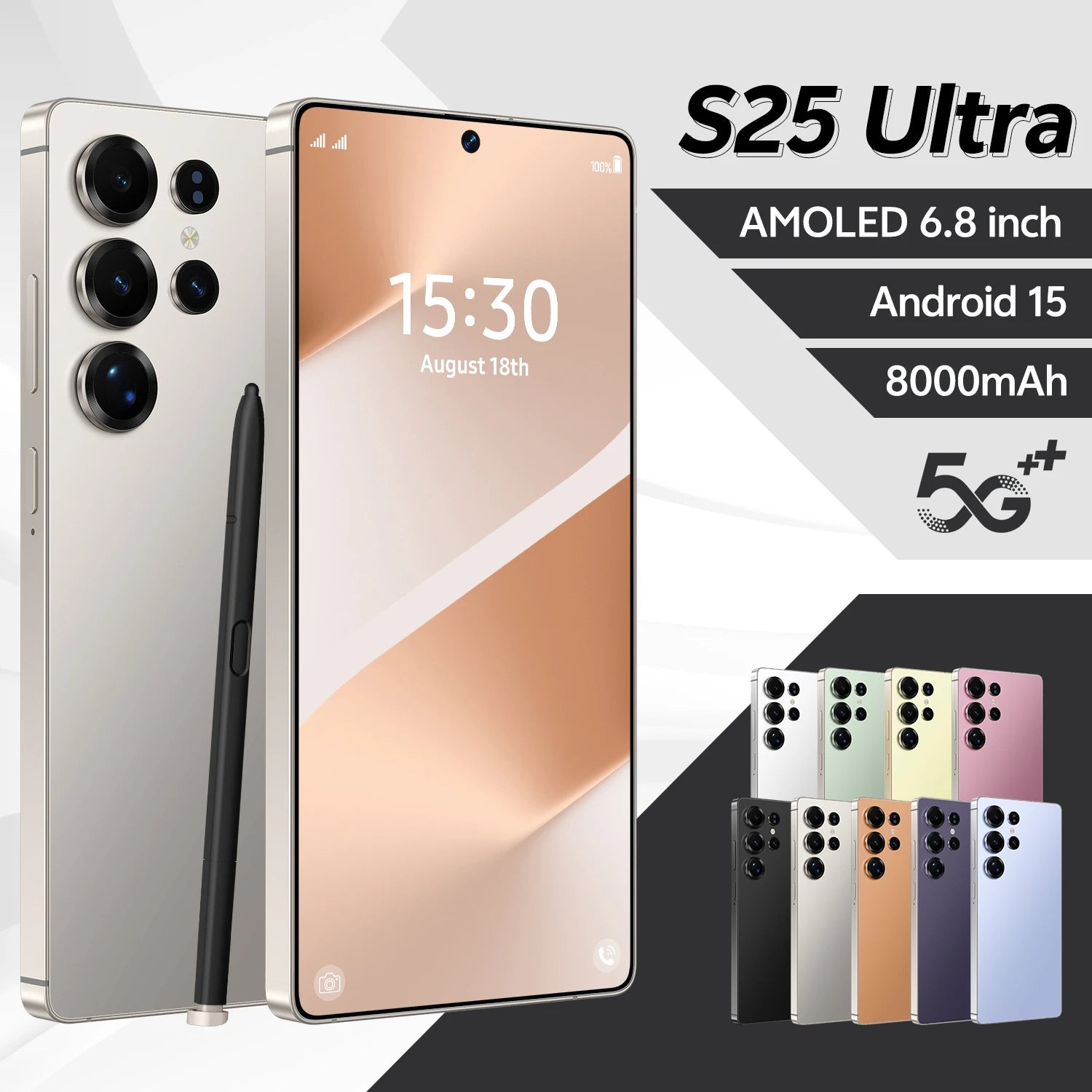 S25 Ultra 5G Smartphone, 16GB RAM, 1TB Storage, Android 15 - Tidesmit Gray 16g 1TB Tidesmit