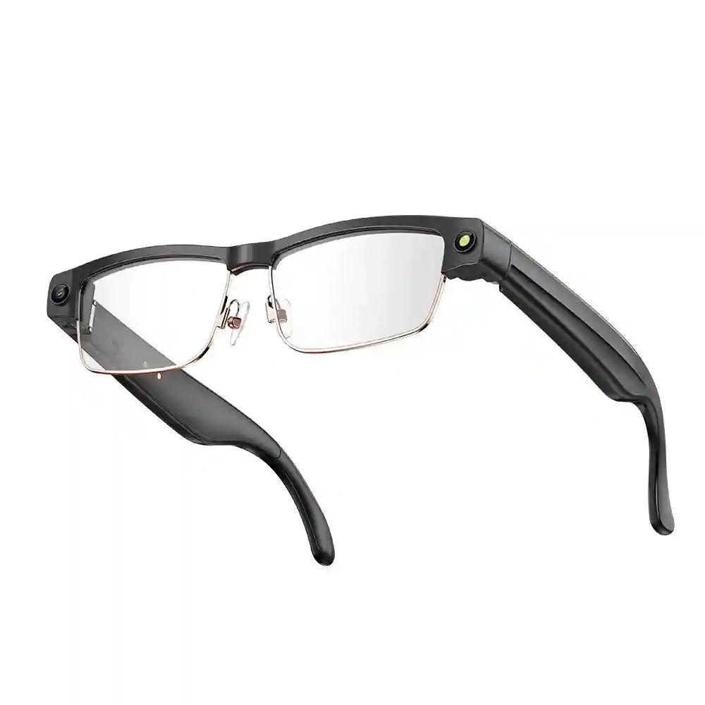 Smart Audio Translator Glasses | AI Real-Time Voice | Tidesmit Black gold anti-blue light Tidesmit