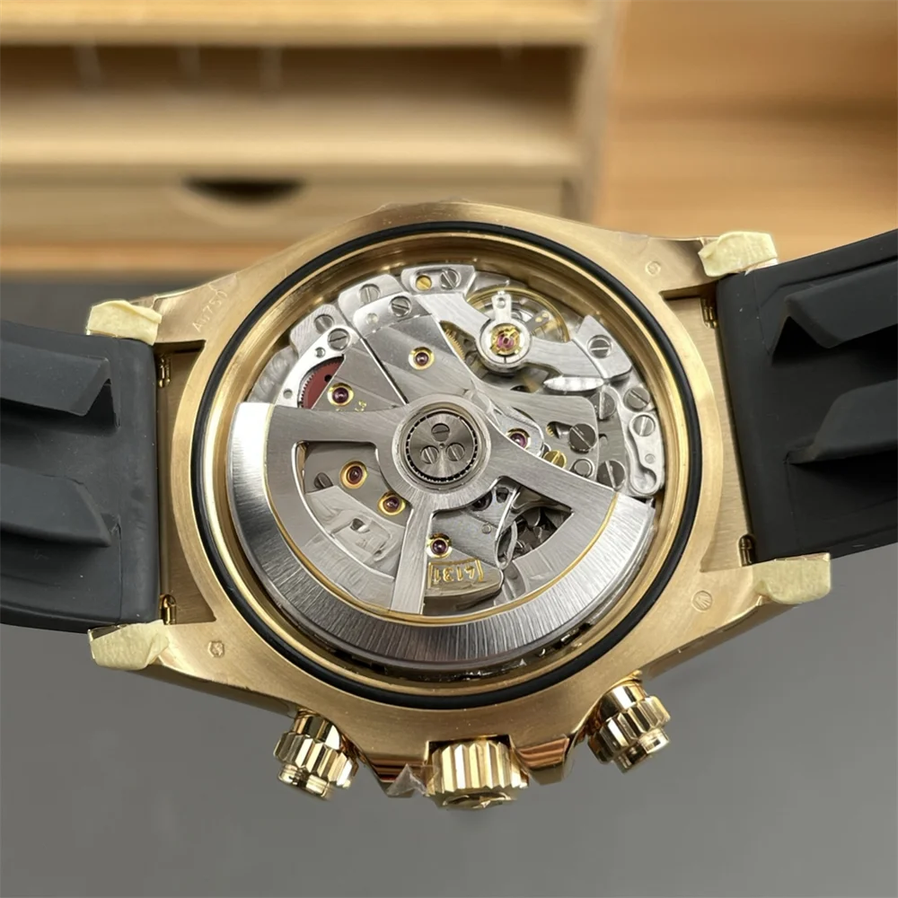 High Quality Men's 4131/4130 Mechanical Watch Stainless Steel Case Suitable for Business Travel Luxury Sports Watch